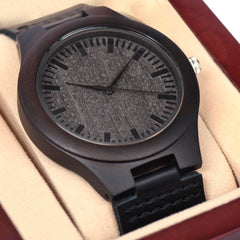 To My Man Inspiration – Wooden Watch